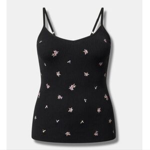 Torrid Floral Knit Top